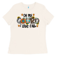 Bone oh my gourd i love fall Ladies Tee - CowhideDigitalArt