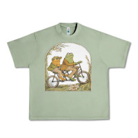 Oil Green frog and toad Urban Heavy Tee - artisFamous