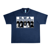 Navy n w a Urban Heavy Tee - artisFamous