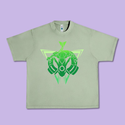 Rayquaza Urban Heavy Tee Designed By Artisfamous