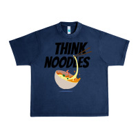 Navy think noodles Urban Heavy Tee - artisFamous