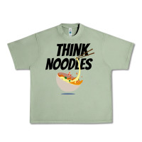 Oil Green think noodles Urban Heavy Tee - artisFamous