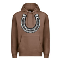Chestnut horseshoe Premium Hoodie - BarkalooDesign