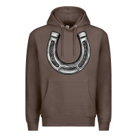 Coffee horseshoe Premium Hoodie - BarkalooDesign