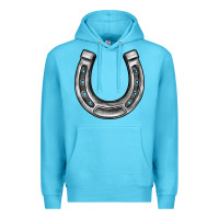 Ocean Blue horseshoe Premium Hoodie - BarkalooDesign