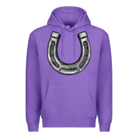 Purple horseshoe Premium Hoodie - BarkalooDesign