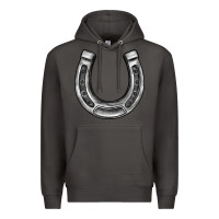 Smoke horseshoe Premium Hoodie - BarkalooDesign