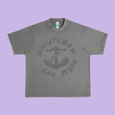 Minutemen San Pedro Urban Heavy Tee Designed By Artisfamous