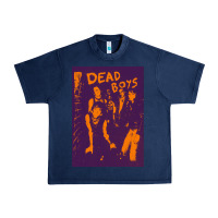 Navy Dead Boys Punk Urban Heavy Tee - artisFamous