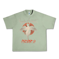 Oil Green louder than life teather american Urban Heavy Tee - artisFamous