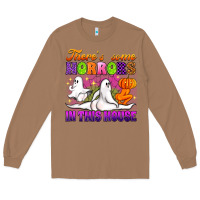 Toasted Coconut theres some horrors in this house Long Sleeve Tee - Artiststas