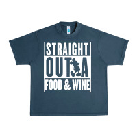 Midnight Navy straight out a food and wine Urban Heavy Tee - artisFamous