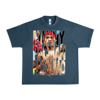 Midnight Navy manny pacman pacquiao philipino boxer Urban Heavy Tee - artisFamous