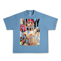 Pebble Blue manny pacman pacquiao philipino boxer Urban Heavy Tee - artisFamous