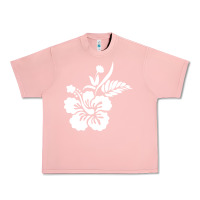 Salmon hawaiian flower Urban Heavy Tee - artisFamous