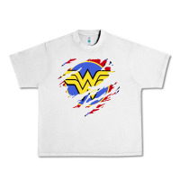 Lunar Rock tear off wonder woman shield Urban Heavy Tee - artisFamous