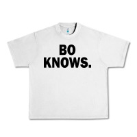Bo Knows (black Text) Urban Heavy Tee | Teevron
