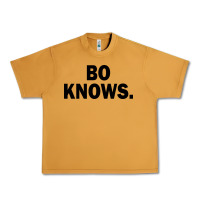 Peanut Butter bo knows (black text) Urban Heavy Tee - artisFamous