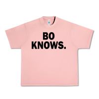 Salmon bo knows (black text) Urban Heavy Tee - artisFamous