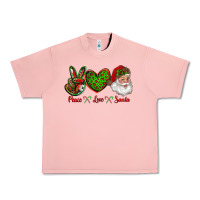 Salmon peace love santa Urban Heavy Tee - RanaPortraitStore