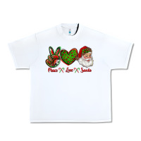 Peace Love Santa Urban Heavy Tee | Teevron