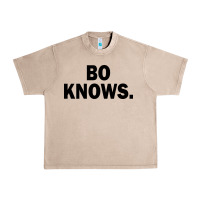 French Oak bo knows (black text) Urban Heavy Tee - artisFamous