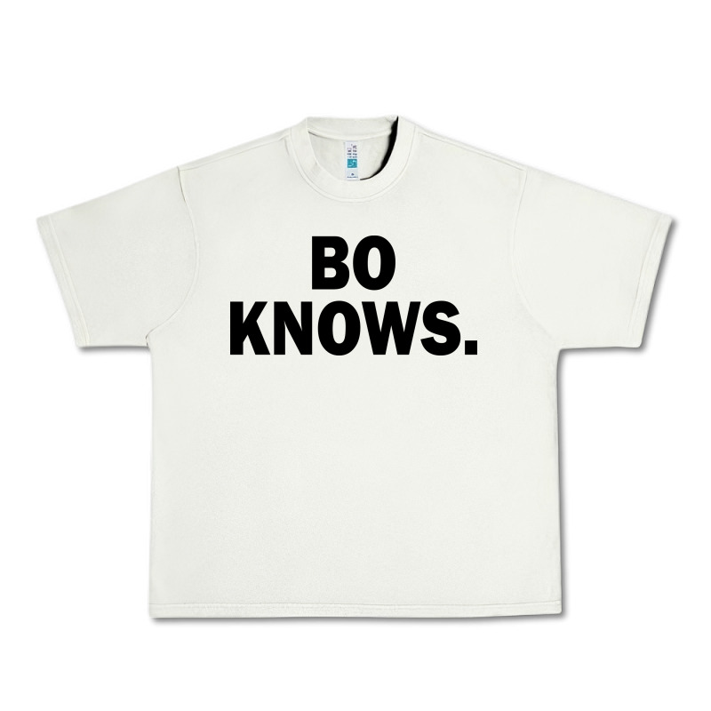 Bo Knows (black Text) Urban Heavy Tee by artisFamous | Teevron