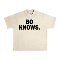 Sandshell bo knows (black text) Urban Heavy Tee - artisFamous