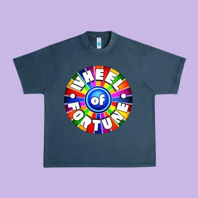Wheel Fortune Urban Heavy Tee Designed By Artisfamous