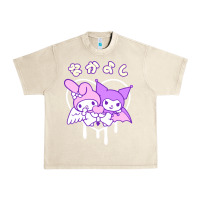 Sandshell melody and kuromi heart Urban Heavy Tee - artisFamous