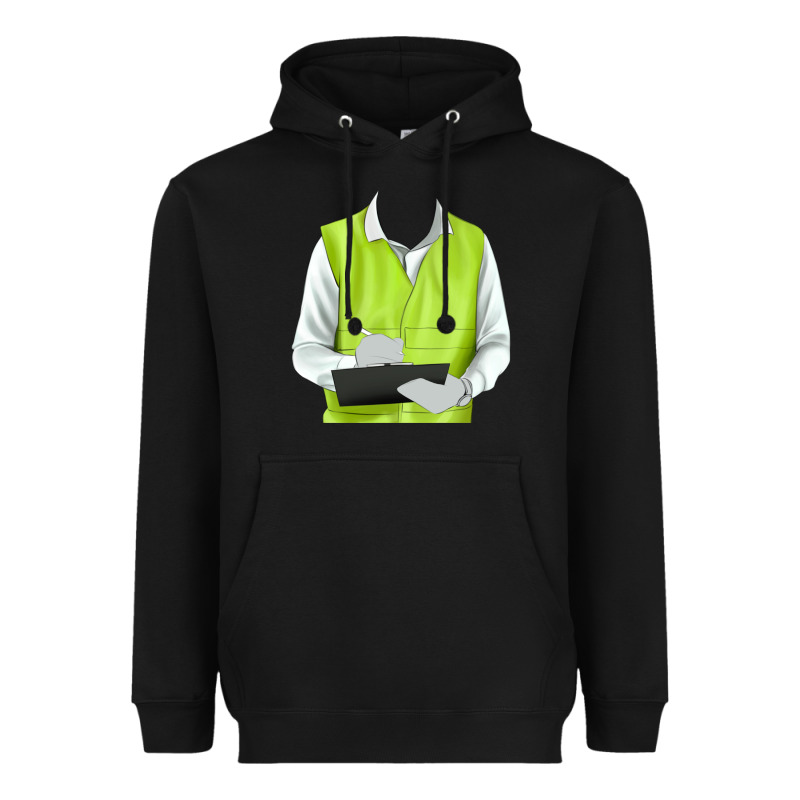 Border Collie Engineer Heavyweight Hoodie by RanaPortraitStore | Teevron