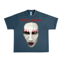 Midnight Navy marilyn manson Urban Heavy Tee - artisFamous
