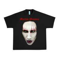 Black marilyn manson Urban Heavy Tee - artisFamous
