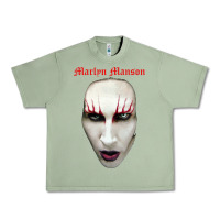 Oil Green marilyn manson Urban Heavy Tee - artisFamous