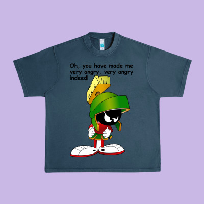 Marvin The Martian Looney Toons Urban Heavy Tee Designed By Artisfamous