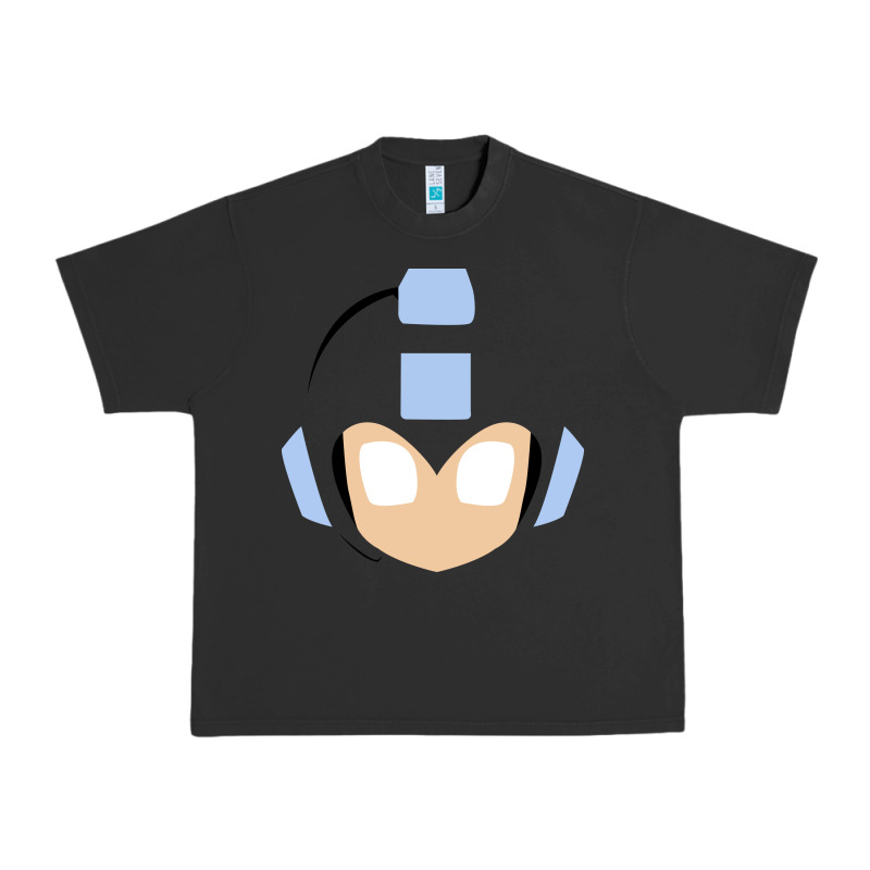 Mega Man Retro Video Game Face Urban Heavy Tee by artisFamous | Teevron