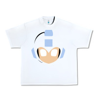 White mega man retro video game face Urban Heavy Tee - artisFamous