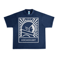 Navy cosmonaut – retro soviet space race Urban Heavy Tee - artisFamous