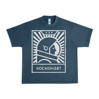Cosmonaut – Retro Soviet Space Race Urban Heavy Tee | Teevron