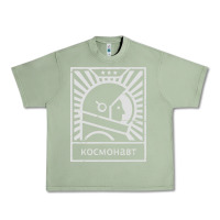 Oil Green cosmonaut – retro soviet space race Urban Heavy Tee - artisFamous