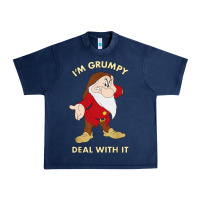 Navy santa grumpy Urban Heavy Tee - artisFamous