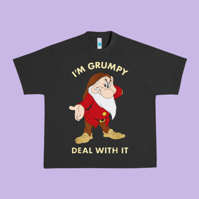 Santa Grumpy Urban Heavy Tee Designed By Artisfamous