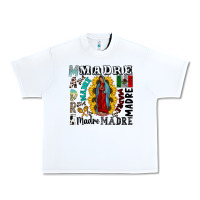 White madre Urban Heavy Tee - CowhideDigitalArt