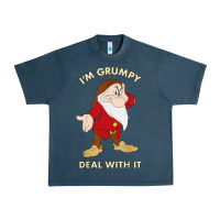 Midnight Navy santa grumpy Urban Heavy Tee - artisFamous