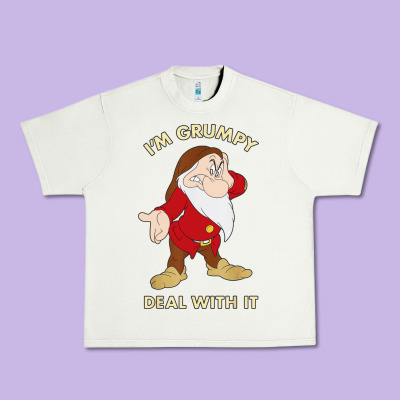 Santa Grumpy Urban Heavy Tee Designed By Artisfamous