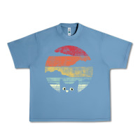 Pebble Blue cat retro vintage style Urban Heavy Tee - artisFamous