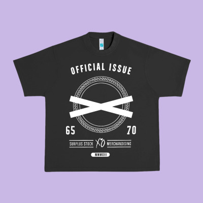 Official Issue Xo For Dark Urban Heavy Tee Designed By Artisfamous