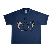 Navy bunnys Urban Heavy Tee - artisFamous