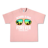 Salmon school out forever retired teacher retro summer Urban Heavy Tee - artisFamous