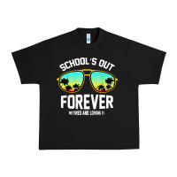 Black school out forever retired teacher retro summer Urban Heavy Tee - artisFamous